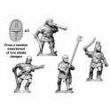 Crusader Miniatures ANS006 Spanish Scutari Command - charging