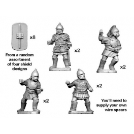 Crusader Miniatures ANS040 Celtiberian warriors with spear