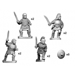 Crusader Miniatures ANS051 Lusitanian warriors with swords