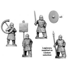 Crusader Miniatures RFA004 Late Roman Legionary Spearmen Command