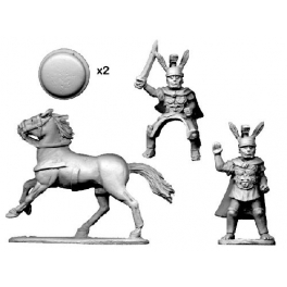 Crusader Miniatures ANO013 Oscan General Foot & Mounted