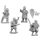 Crusader Miniatures DAN009 Unarmoured Norman Infantry Command