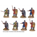 Crusader Miniatures DAN004 Unarmoured Norman Spearmen