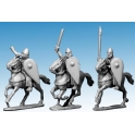 Crusader Miniatures DAN105 Norman Cavalry Command in Chainmail