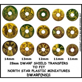 North Star DWARF(NS)1 Dwarf Shield Transfers 1