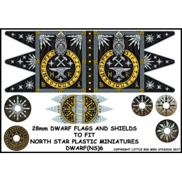 North Star DWARF(NS)6 Dwarf Flag and Shields 2