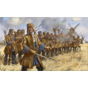 Strelets 254 Dismounted French Dragoons in Skirmish - War of the Spanish Succession