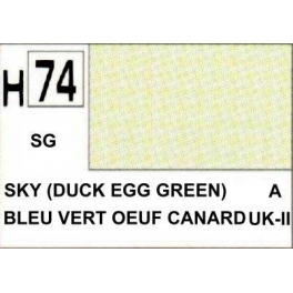 gunze H074 Vert oeuf de canard satiné