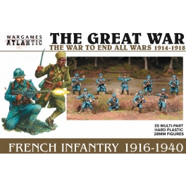 Wargames Atlantic WAAGW002 Infanterie française 1ere/2nde Guerres Mondiales
