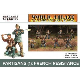 Wargames Atlantic WAAWA001 Partisans Set 1 Résistants français