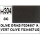 gunze H304 Vert olive terne FS- 34087 satiné