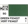 gunze H312 Vert FS-34227 satiné