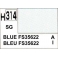 gunze H314 Bleu FS-35622 satiné
