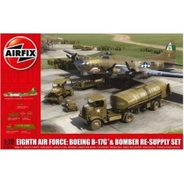 airfix A12010 Eighth Air Force: Boeing B-17G & Bomber Re-Supply Set