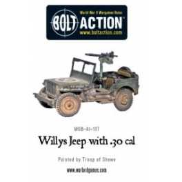Warlord WGB-AI-107 US Army Willys Jeep +30cal-a