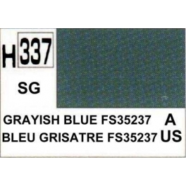 gunze H337 Bleu-gris FS-35237 satiné