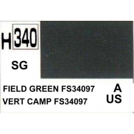 gunze H340 Vert terrain FS-34097 satiné