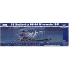 Trumpeter 05706 US Battleship BB-64 Wisconsin 1991 