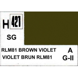 gunze H421 Brun violet satiné