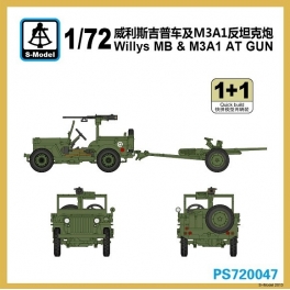 S-model PS720047 Jeep willys + canon M3