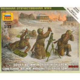 zvezda 6208 Mortier russe tenue hiver 39/45 zvezda 6208 Mortier russe tenue hiver 39/45
