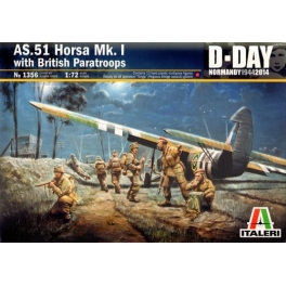 italeri 1356 Paras anglais + planeur horsa