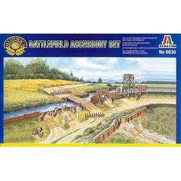 Italeri 6030 Set d'accessoires du champs de bataille