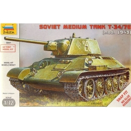 Zvezda 5001 T34/76 russe