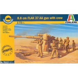 italeri 7512 canon 88 + servants.