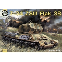 military wheels 7213 T34 + flack allemand 39/45