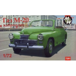 military wheels 7261 GAZ-M20 'Pobeda' cabriolet.