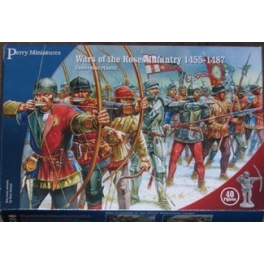 Perry Miniatures WR1 Infanterie Guerre des Roses 1450-1500 (archers et hallebardiers)