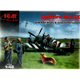 icm 48801 spitfire + aviateurs de la RAF