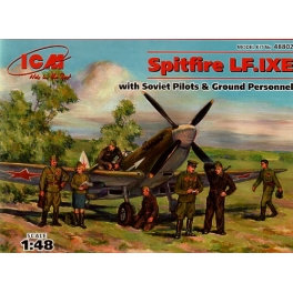 icm 48802 spitfire + aviateurs russes