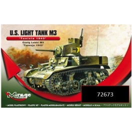 mirage hobby 72673 U.S. Light Tank M3 "Tunisie 1943"