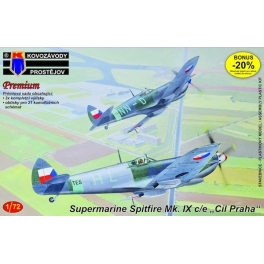 kpm 7260 Spitfire Mk.IXC/Mk.IXE "Premium" (3 kits,21 decalques) 