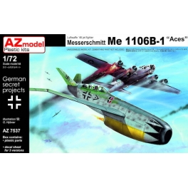 azmodel 7537 Me 1106B-1 "Aces" Luftwaffe '46 