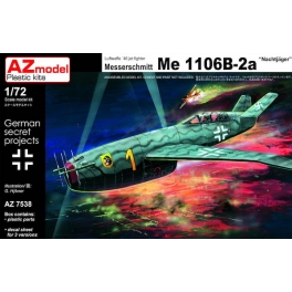 azmodel 7538 Me 1106B-2a "Nachtnj"ger" Luftwaffe '46