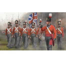 strelets 141 Infanterie anglaise en marche (1er empire)
