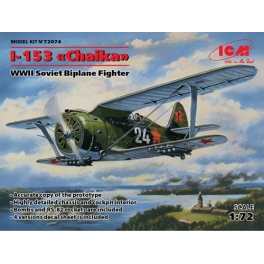 icm 72074 Polikarpov I-153 "Chaika"  (nouv. moule)