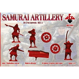 red box 72091 Artillerie samourai 16/17S.( set II)
