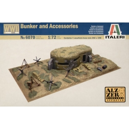 italeri 6070 Bunker + accessoires