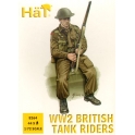 Hät 8264 Fantassins britanniques assis sur char 2nde Guerre mondiale (réédition)