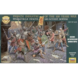 zvezda 8053 Infanterie francaise guerre de 100 ans