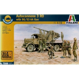 italeri 7508 Autocanon RO3 avec canon 90/53 AA