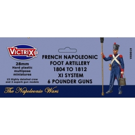 victrix 19 Artillerie francaise 1er empire (canon de 6 livres)