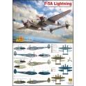 rs 92216 Lockheed F-5A Lightning (décalques france st exupéry)