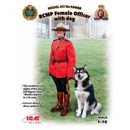 ICM 16008 Officier police montée canadienne + chien