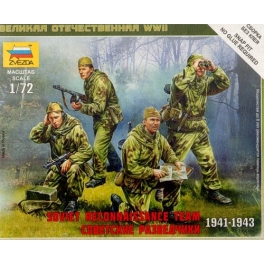 zvezda 6137 Equipe de reconnaisse russe 39/45