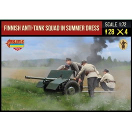 Strelets 245 Groupe anti-chars finlandais en tenue d'été